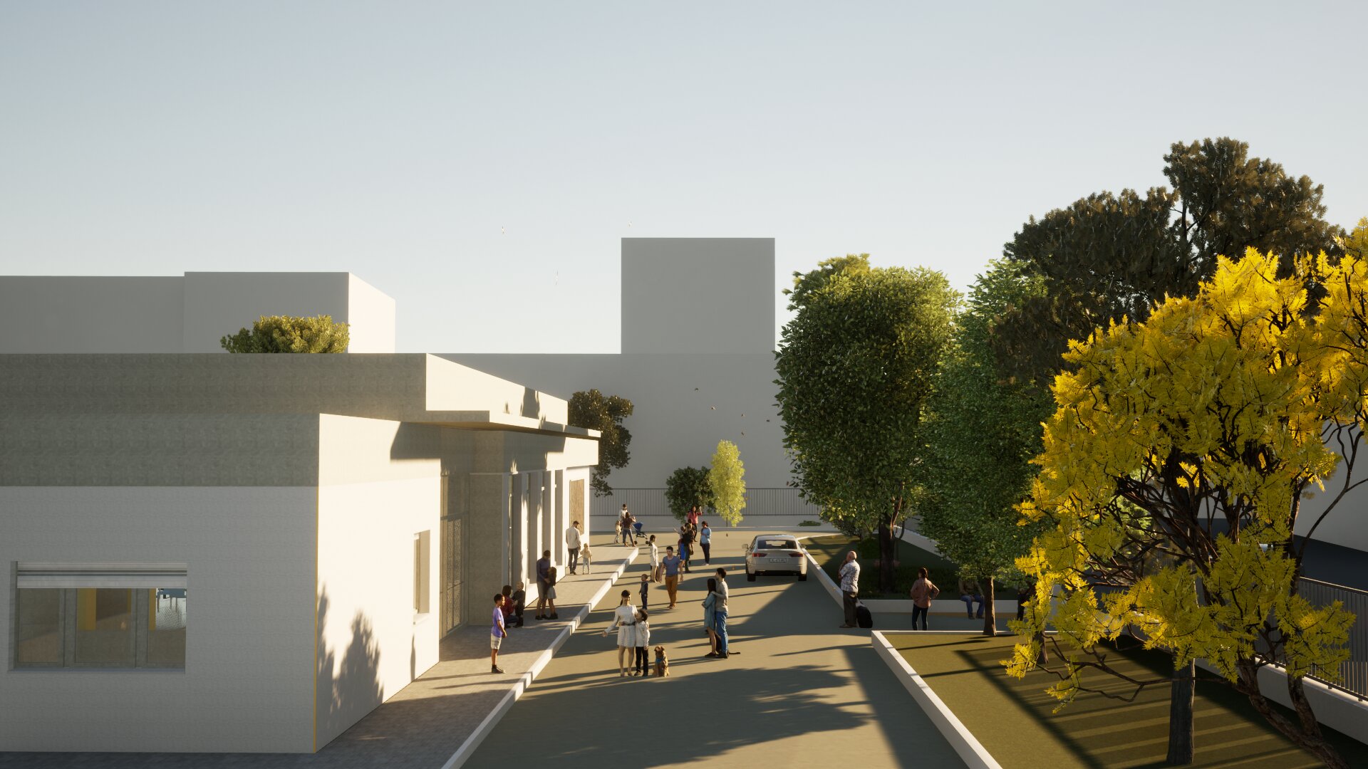 Render corte interna con giochi